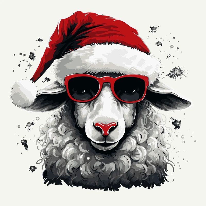Moutons de Noël