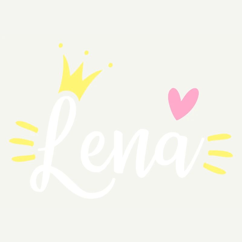 Lena Name Crown