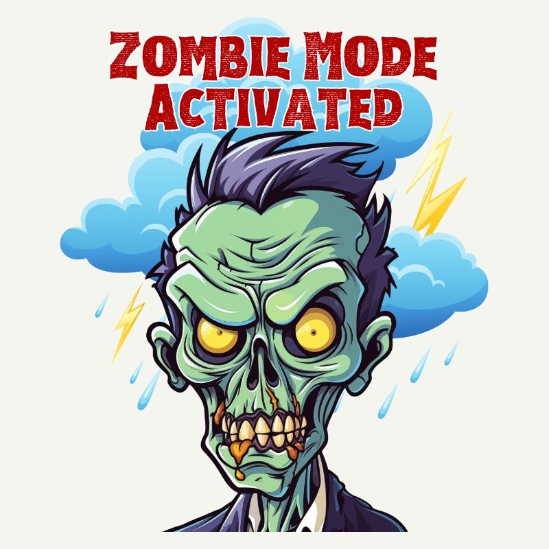 Zombie mode activated, Fun, Fun, Humor, Funny,