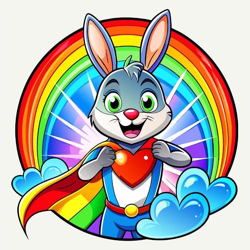 Superhelden Hase