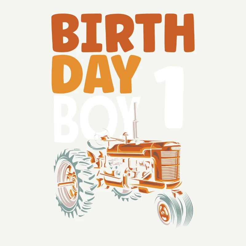 1. Geburtstag Traktor 1 JahreGeburtstagsshirt