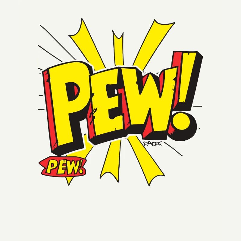 Cartoon Comic: Pew Pew