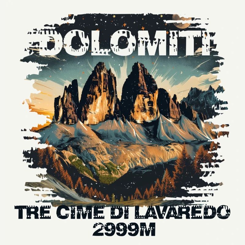 Tre Cime Lavaredo Dolomiti Three Peaks Dolomites