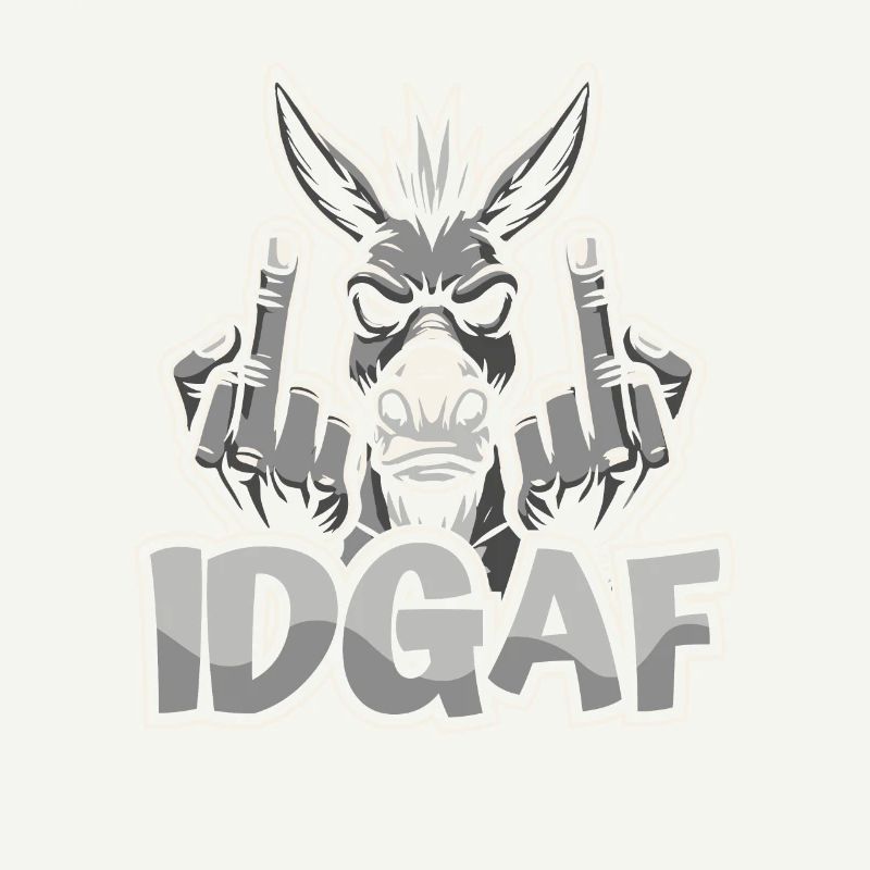 Muli Esel Idgaf
