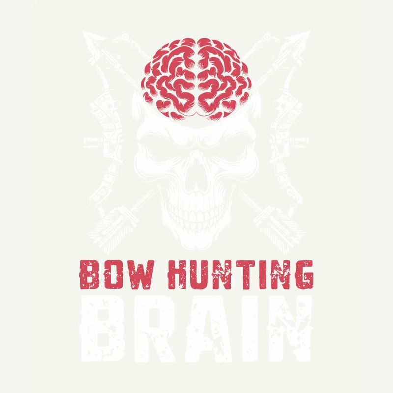Bow Hunting Bow Hunter Skull Bow Hunting Brain