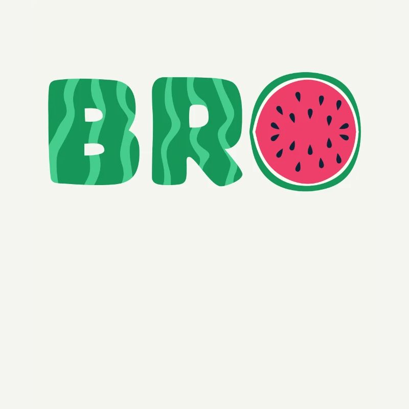 Melon pastèque Fruit d’été Frère Cadeau