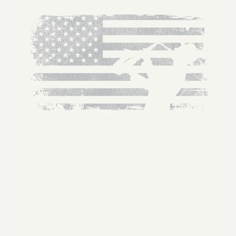 Saxophone American Flag