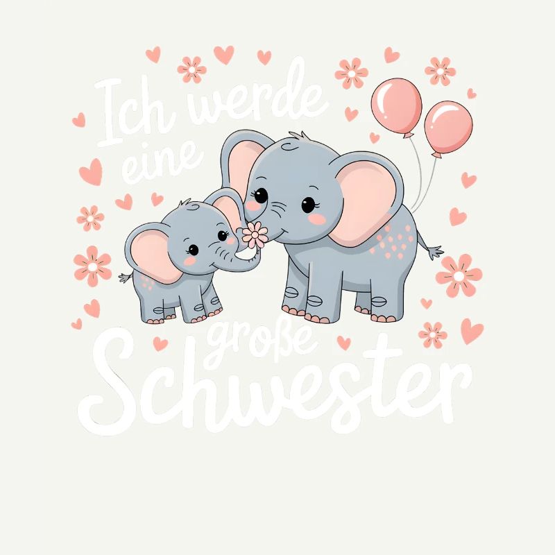 I'm going to be a big sister elephant
