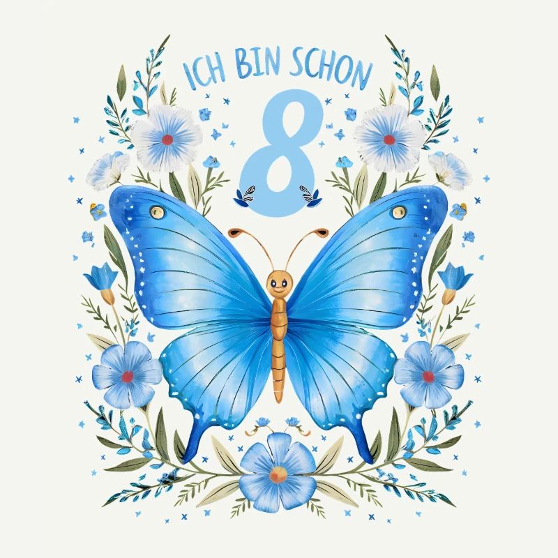 8. Geburtstag Schmetterling Kindergeburtstag