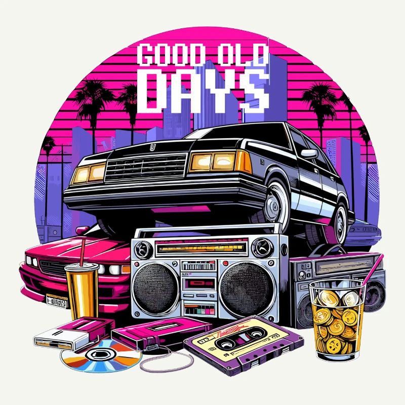 Good Old Times Cassette 90s Retro Gift