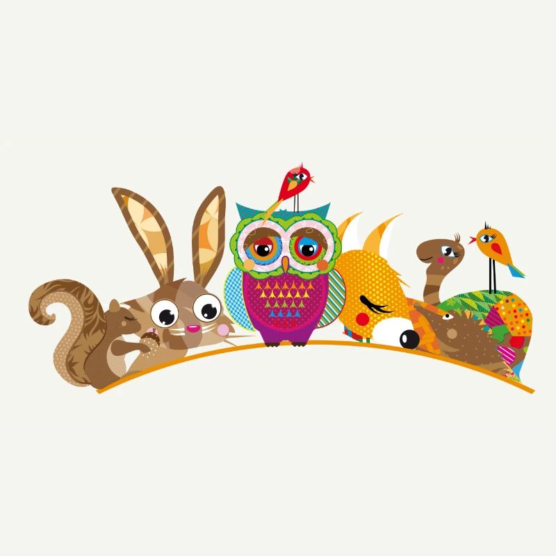 eight forest animals