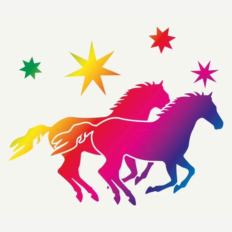 Rainbow Horse