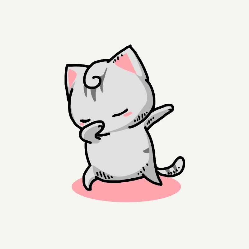 Chat Kawaii Dab
