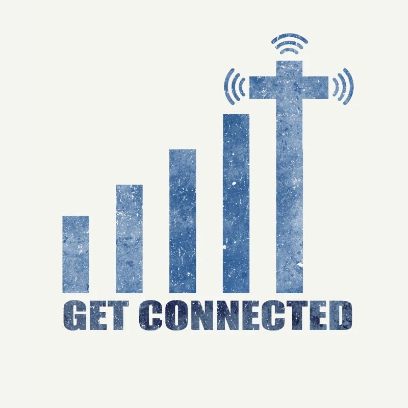 Get Connected Kreuz | Wlan Kirche Heilig Geschenk
