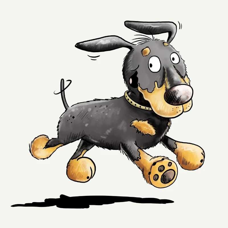 Teckel flotter - Chien de toit - Teckel - Cadeau