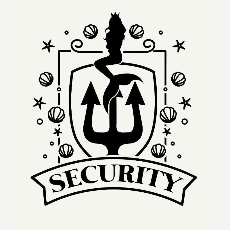 Meerjungfrau Seejungfrau Security Sec Geschenk
