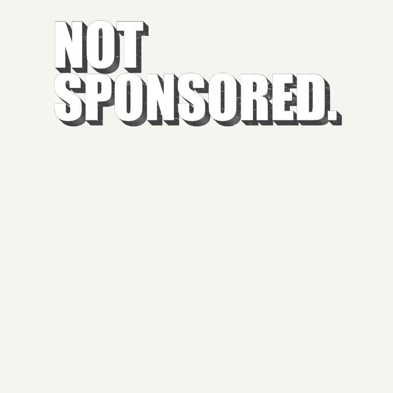 Not Sponsored.