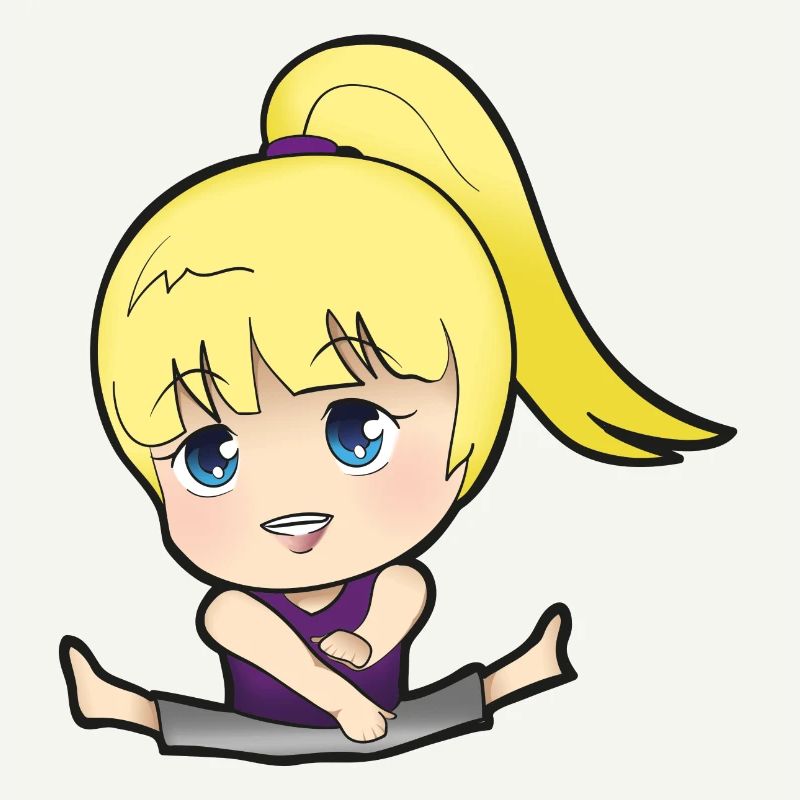 Chibi Anime Manga Splitkick