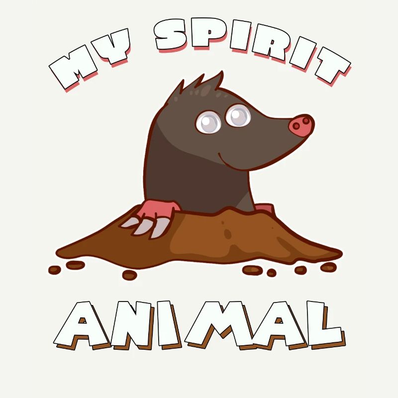 Mole, nearsighted, molehill gift