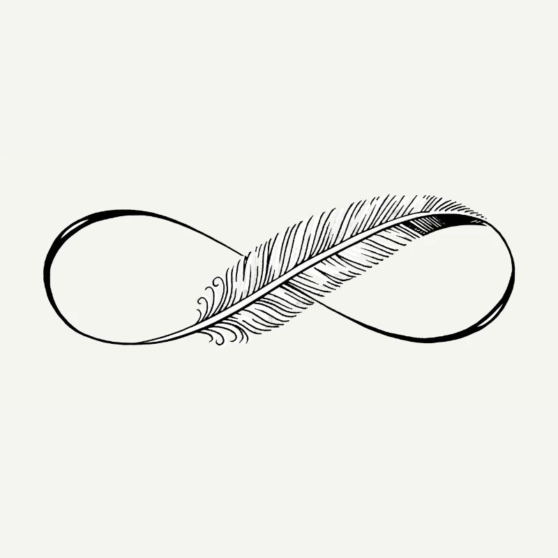 Cute Lines Infinity Feder