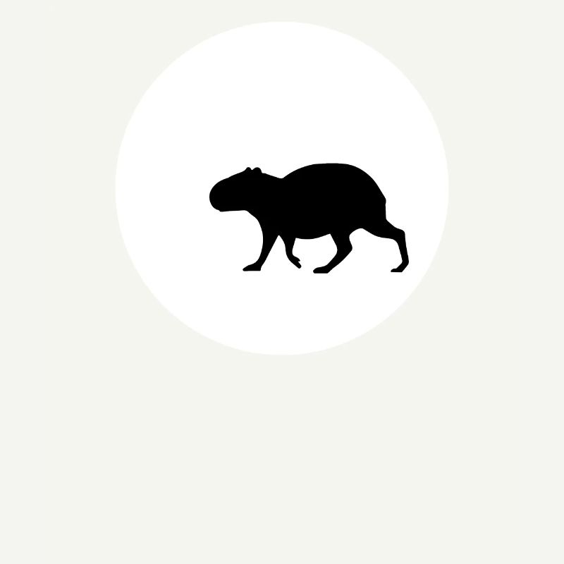 Capybara and Moon TEE