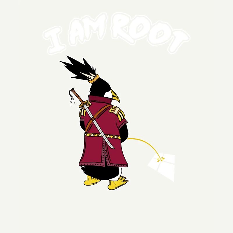 Linux Pinguin I Am Root Geeks Nerd Computer Ninja