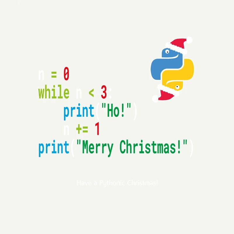 Ho! Ho! Ho! - Joyeux Noël -Chemise Geek Python