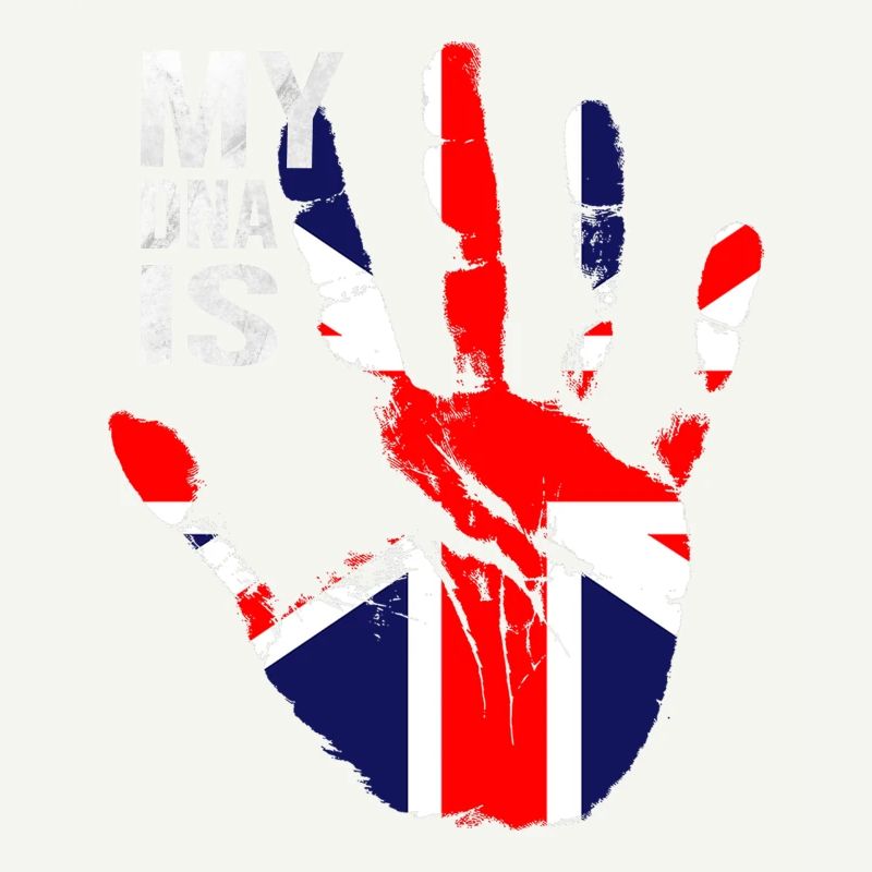 Drapeau britannique, mon ADN est britannique, drapeau Union Jack