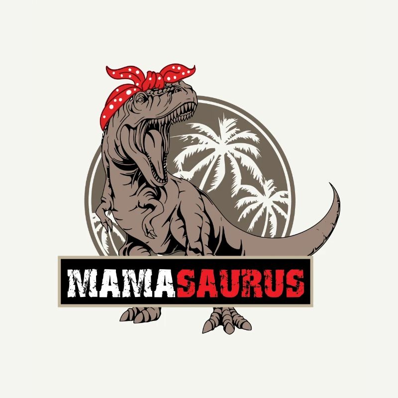 Mamasaurus Rex Dinosaurier Mutter