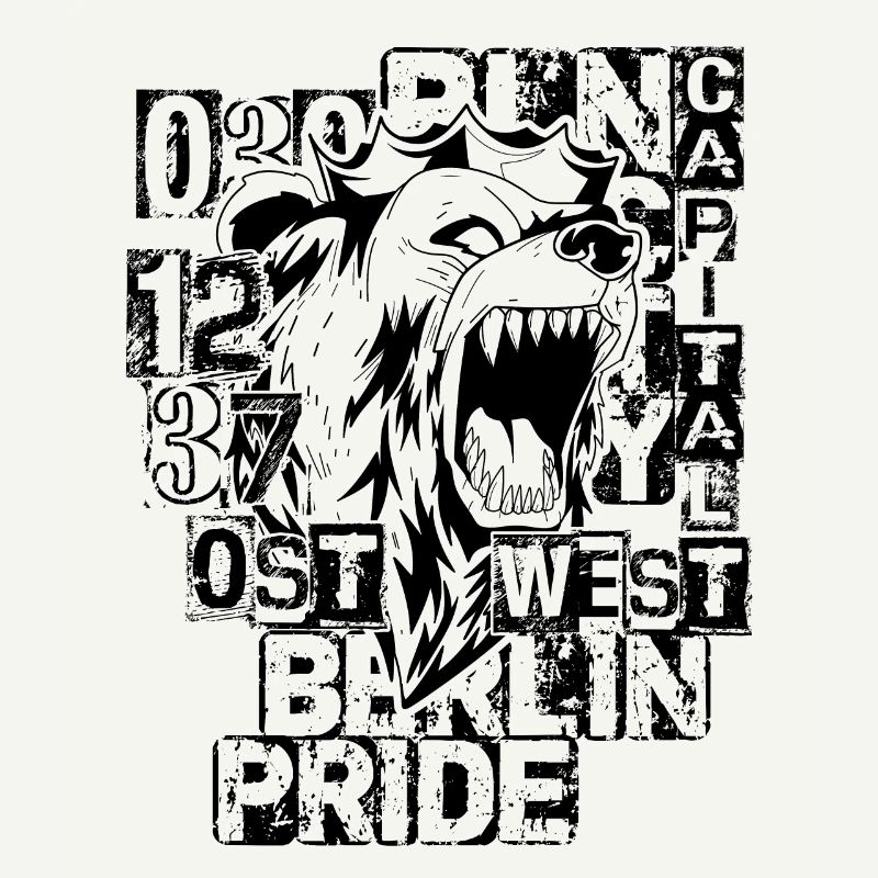 Stolzer Berliner Bär 030 Ich Liebe Berlin Geschenk