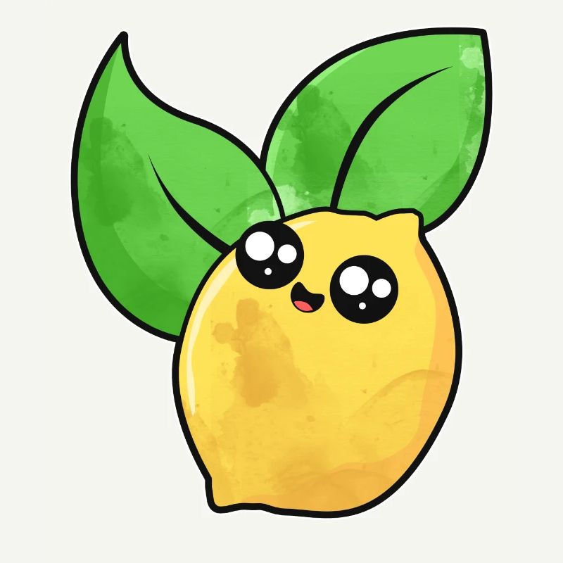 Cute lemon face