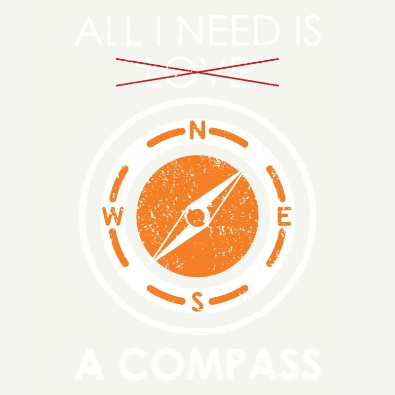 All I Need Is A Compass Orienteering design