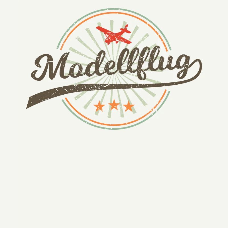 Modellflug Modellbauer Flugzeug Geschenk Retro