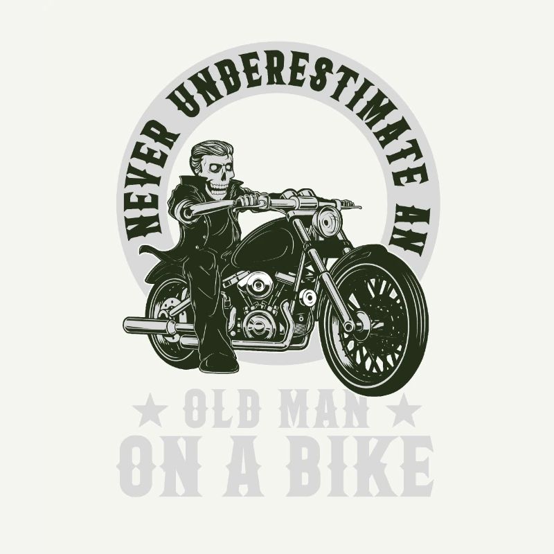 Cooles Biker Chopper Motorrad Geschenk