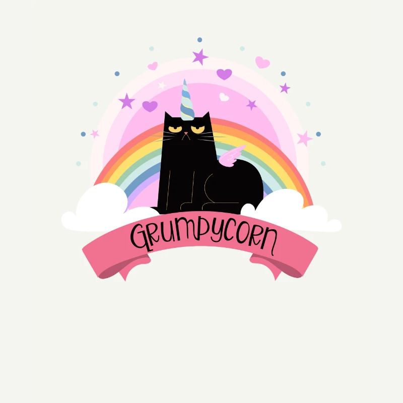 Grumpycorn Grumpy Licorne Chat