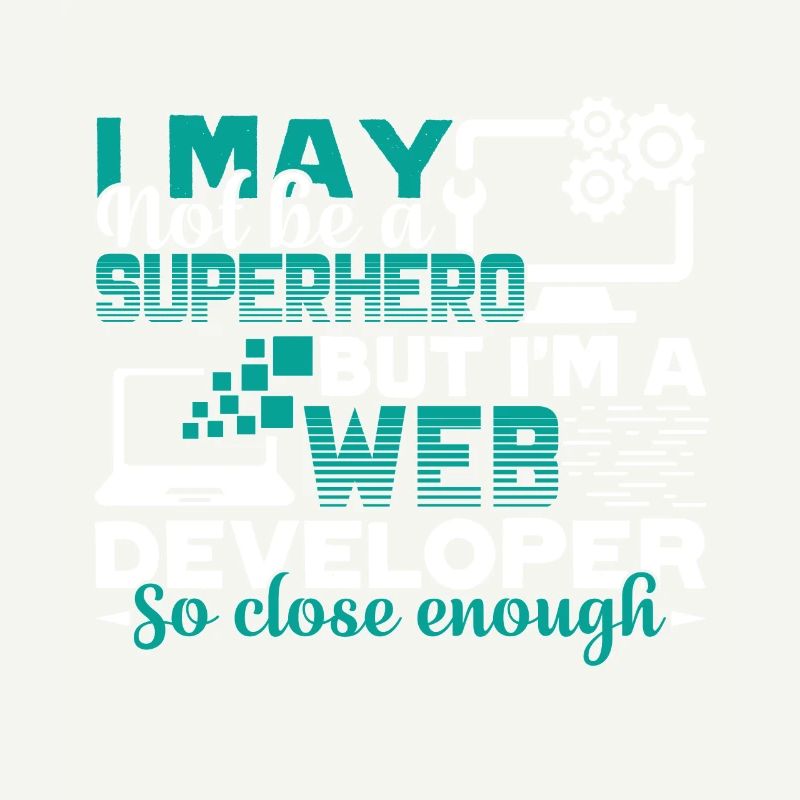 Webentwickler Ich bin ein Webentwickler
