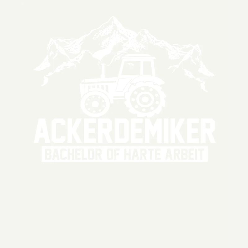 Ackerdemiker Traktor Mann Bauer Jungs Trecker