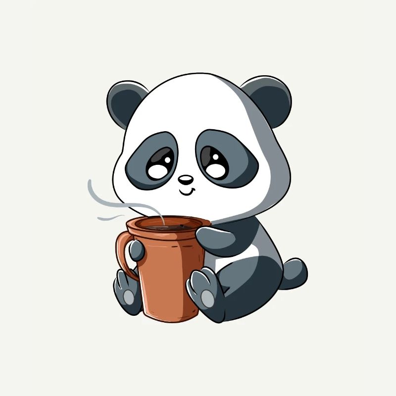 Panda Pandabär Kaffee Kaffeebecher Geschenk