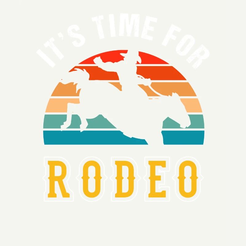 Rodeo Cowboy Retro Geschenkidee
