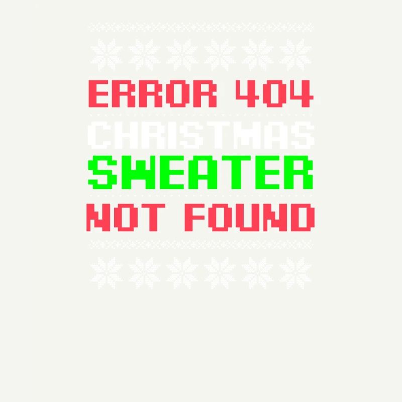 Programmierer Weihnachten hässlicher Pullover nicht gefunden Geschenk
