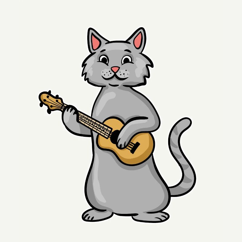 Ukulele Cat