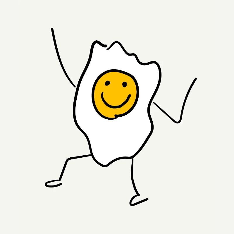 Egg Yellow Funny Gift Egg Yellow Eggs Fried Egg
