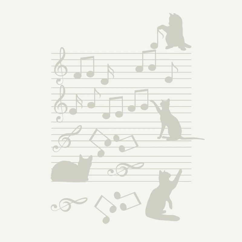 Cat Music Note