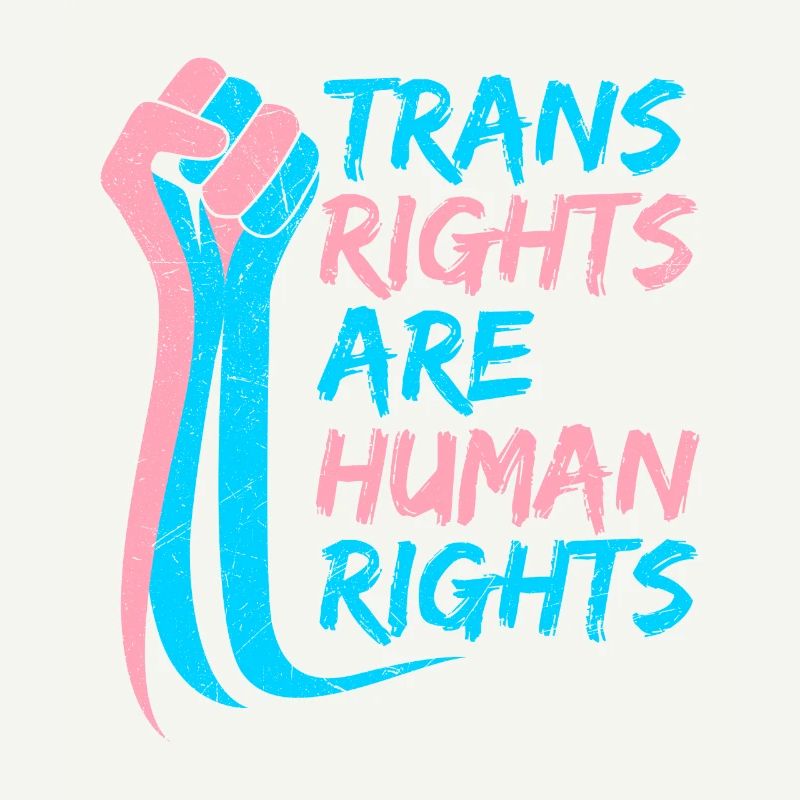 Trans Rights are Human rights Trans LGBT Pride