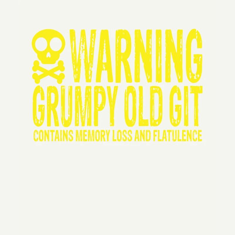 Warning Grumpy Old Git