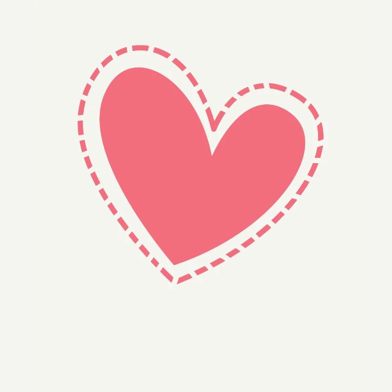 Pinkes Herz Geschenkidee