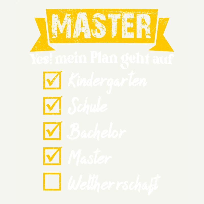 Weltherrschaft Master Abschluss