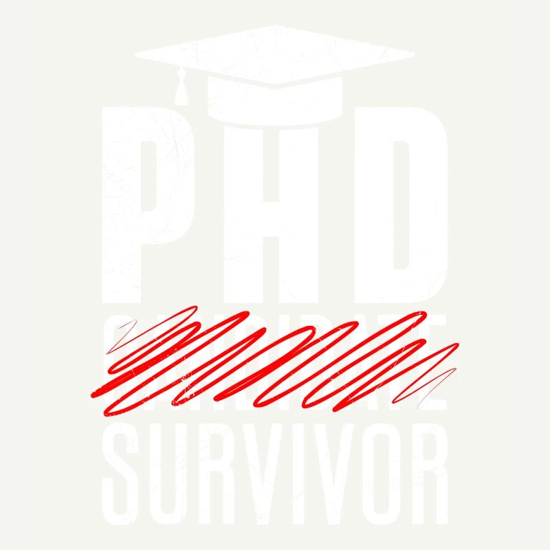 PHD Doktorarbeit Überlebender Doktor bestanden