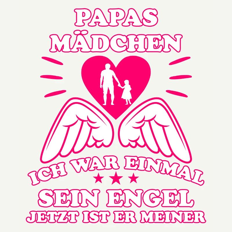 Papa Spruch Mädchen Engel Vater Männer Geschenk