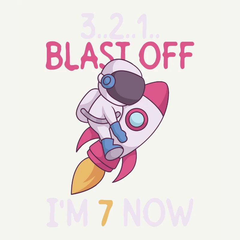 3..2..1.. Blast Off - I' Now - 7. Geburtstag